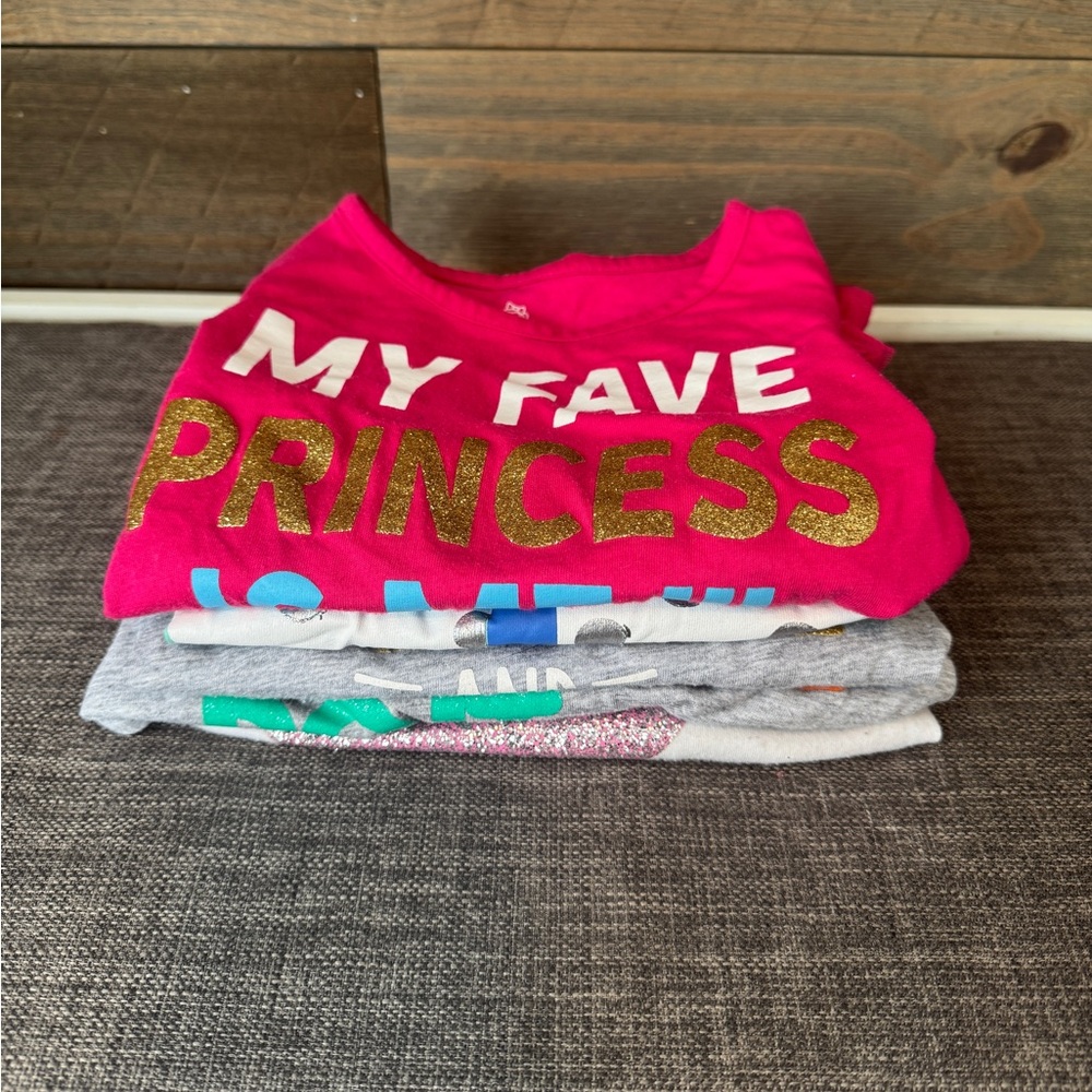 Okie Dokie Girls Long Sleeve Shirts Lot Size 5T
